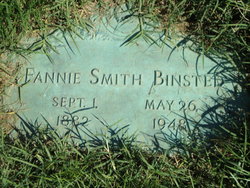 Frances “Fannie” <I>Smith</I> Binsted 