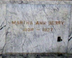 Martha Ann “Anna” <I>Coates</I> Berry 