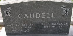 Helen <I>Hancock</I> Caudell 