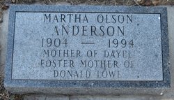 Martha Olson <I>Skogen</I> Anderson 