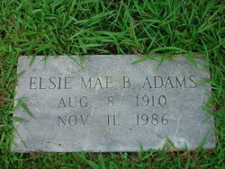 Elsie Mae <I>Blaylock</I> Adams 