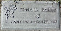 Edna L. <I>Harris</I> Baker 