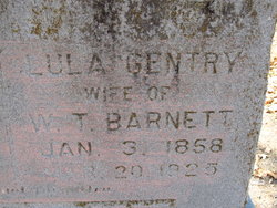 Lula J <I>Gentry</I> Barnett 
