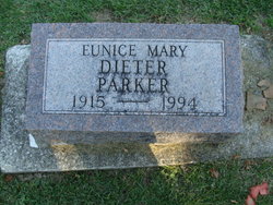 Eunice Mary <I>Dieter</I> Parker 