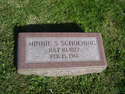 Minnie Sophie <I>Hammer</I> Schoening 