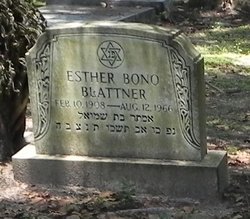 Esther <I>Bono</I> Blattner 