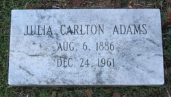 Julia Carlton Adams 