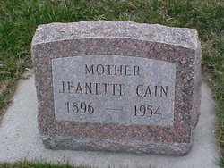 Jeanette <I>Hempton</I> Cain 