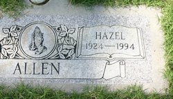 Hazel Sarah <I>Davidson</I> Allen 