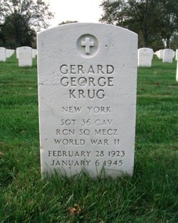 Sgt Gerard George Krug 