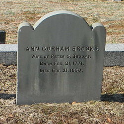 Ann <I>Gorham</I> Brooks 