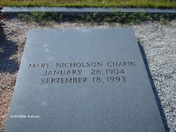 Mary Crawford <I>Nicholson</I> Chafin 