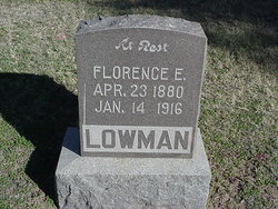 Florence Estelle <I>Christian</I> Lowman 