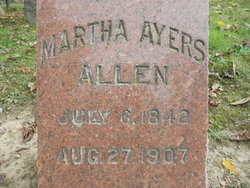 Martha <I>Ayers</I> Allen 
