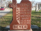 Mary <I>Wenzel</I> Beyer 