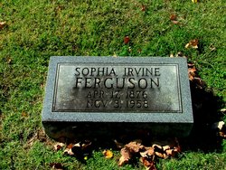 Sophia A. <I>Irvine</I> Ferguson 