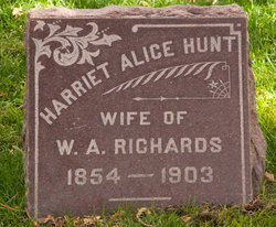 Harriet Alice <I>Hunt</I> Richards 