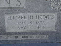 Elizabeth C <I>Hodges</I> Akins 