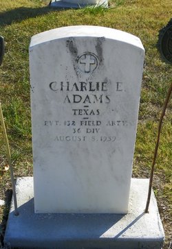 Charlie Edgar Adams 