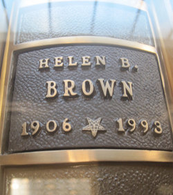 Helen Beyrle <I>Zigler</I> Brown 