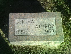 Bertha I Lathrop 