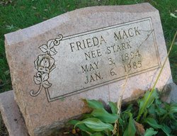 Frieda <I>Stark</I> Mack 
