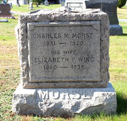 Elizabeth P <I>Wing</I> Morse 
