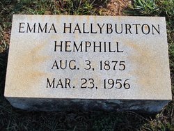 Emma <I>Hallyburton</I> Hemphill 