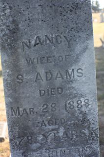 Nancy <I>Witt</I> Adams 