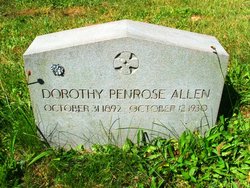 Dorothy Penrose <I>Cobb</I> Allen 