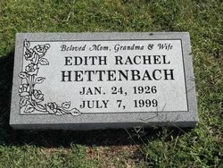 Edith Rachel <I>Gregg</I> Hettenbach 