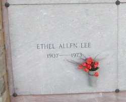 Ethel Gladys <I>Allen</I> Lee 