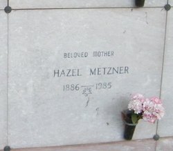 Hazel Dorcas <I>Baxter</I> Allen Metzner 