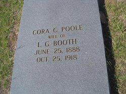 Cora C <I>Poole</I> Booth 