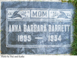 Anna Barbara <I>Hagen</I> Barrett 