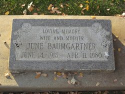 June D <I>Davis</I> Baumgartner 