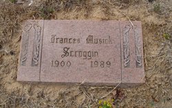 Frances H <I>Musick</I> Scroggin 