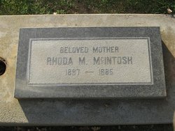 Rhoda Marie <I>Hudson</I> Camp McIntosh 