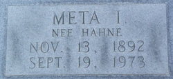 Meta Ida <I>Hahne</I> Althaus 