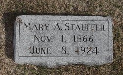 Mary Ann <I>Sides</I> Stauffer 