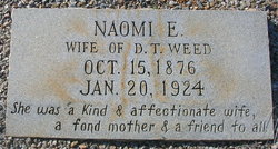 Naomi Elizabeth “Nonie” <I>Folk</I> Weed 