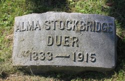 Alma <I>Stockbridge</I> Duer 