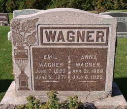 Anna Agnes <I>Lutze</I> Wagner 