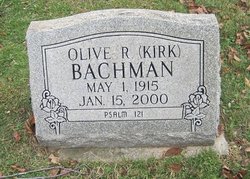 Olive R <I>Kirk</I> Bachman 