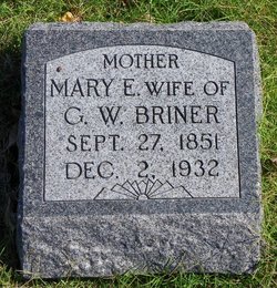 Mary Evaline <I>Brunton</I> Briner 