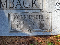 Johnnie Ruth <I>Eaker</I> Holsomback 