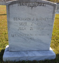 Benjamin J Barnes 