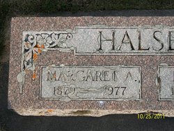 Margaret Ann “Maggie” <I>Carroll</I> Halsey 