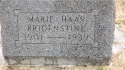 Marie <I>Haas</I> Bridenstine 