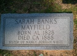 Sarah Elizabeth <I>Banks</I> Mayfield 